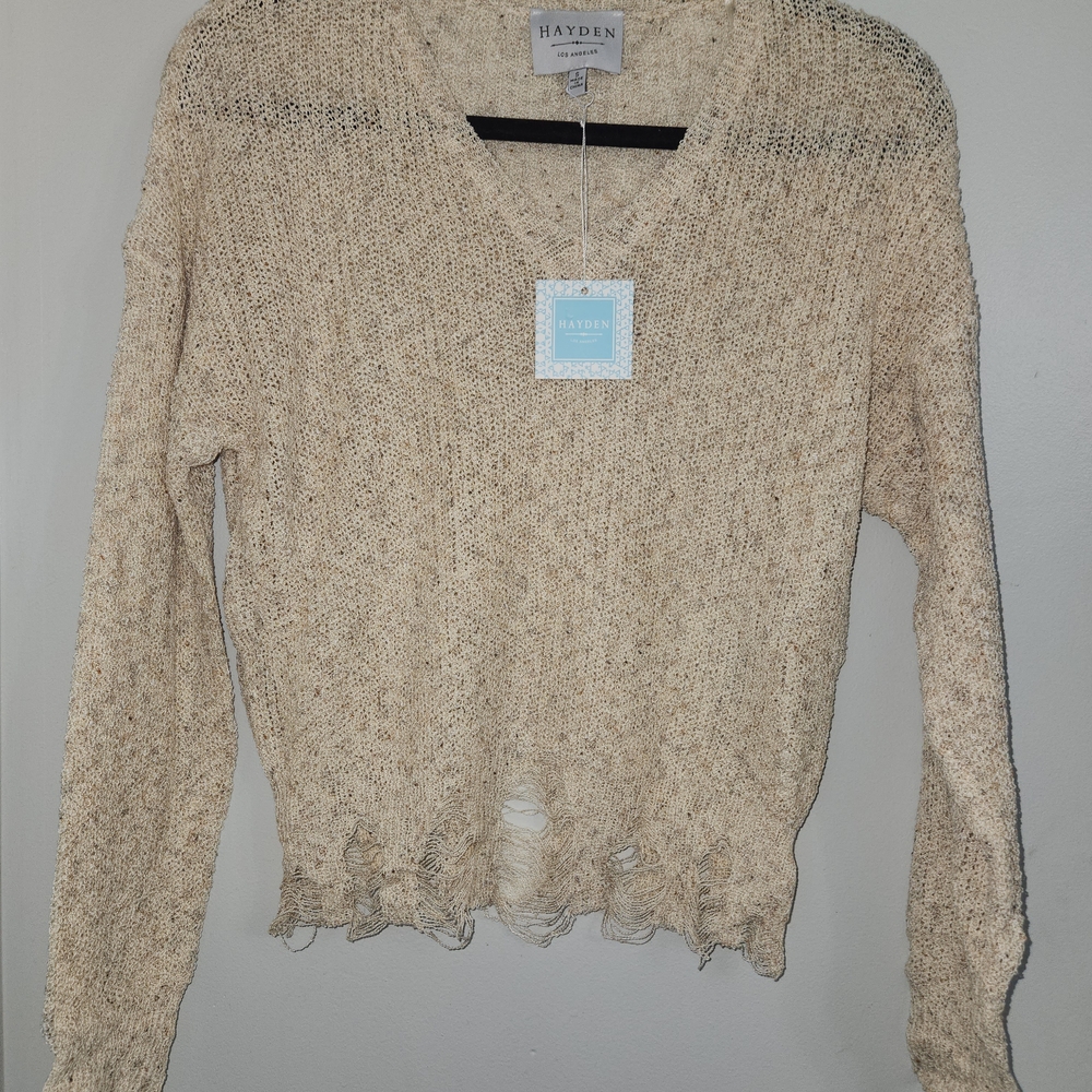 Hayden Small Women's Cream Sweater